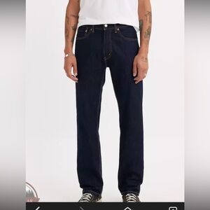NWT Levi's mens 505 regular jeans blue 34 X 32